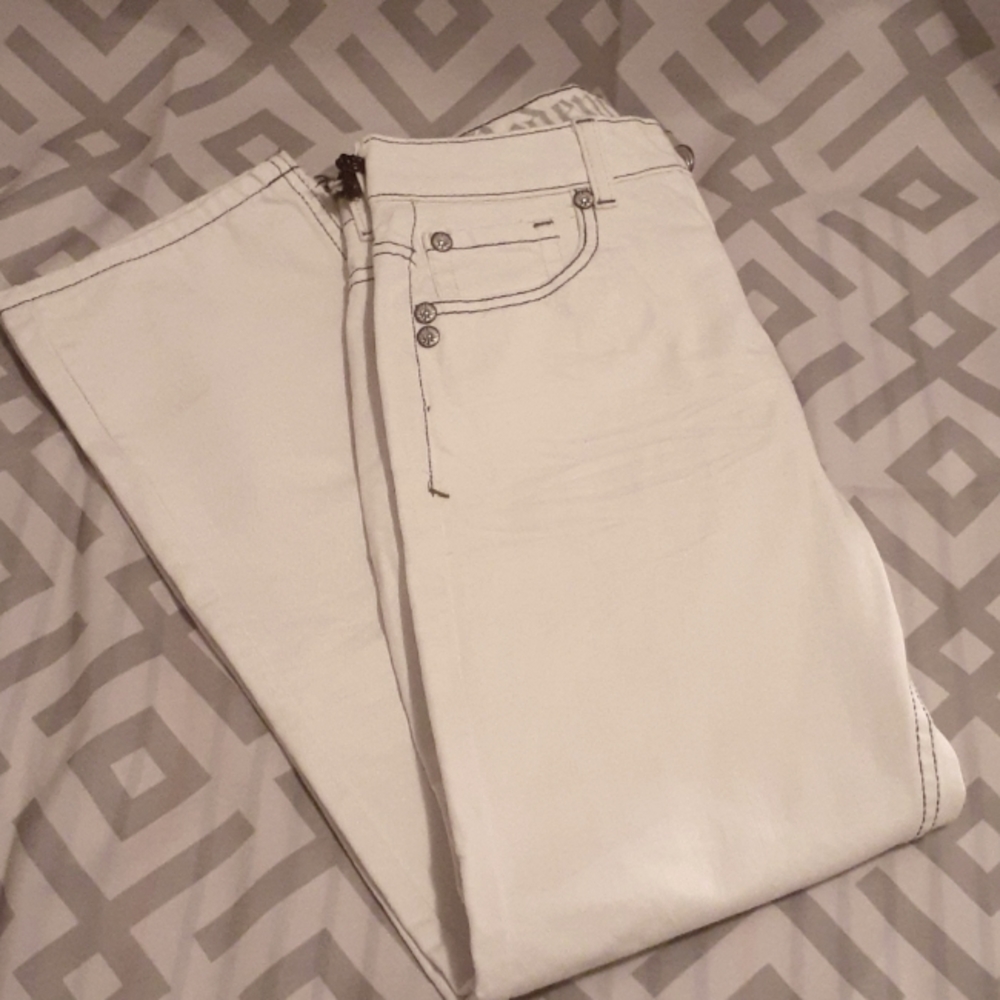 Boys Size 16 White Jeans